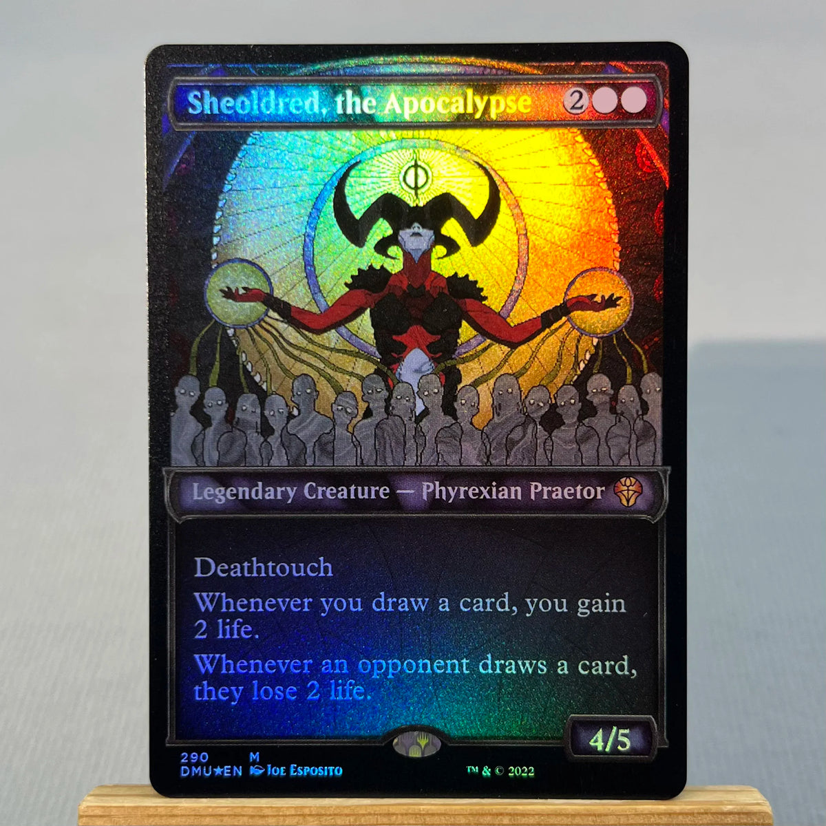 DMU 2XM MH2 BIG WOT LCI FOIL9/001 Tcg Proxy Cards Urza's Saga Rhystic Study Sheoldred, The Apocalypse