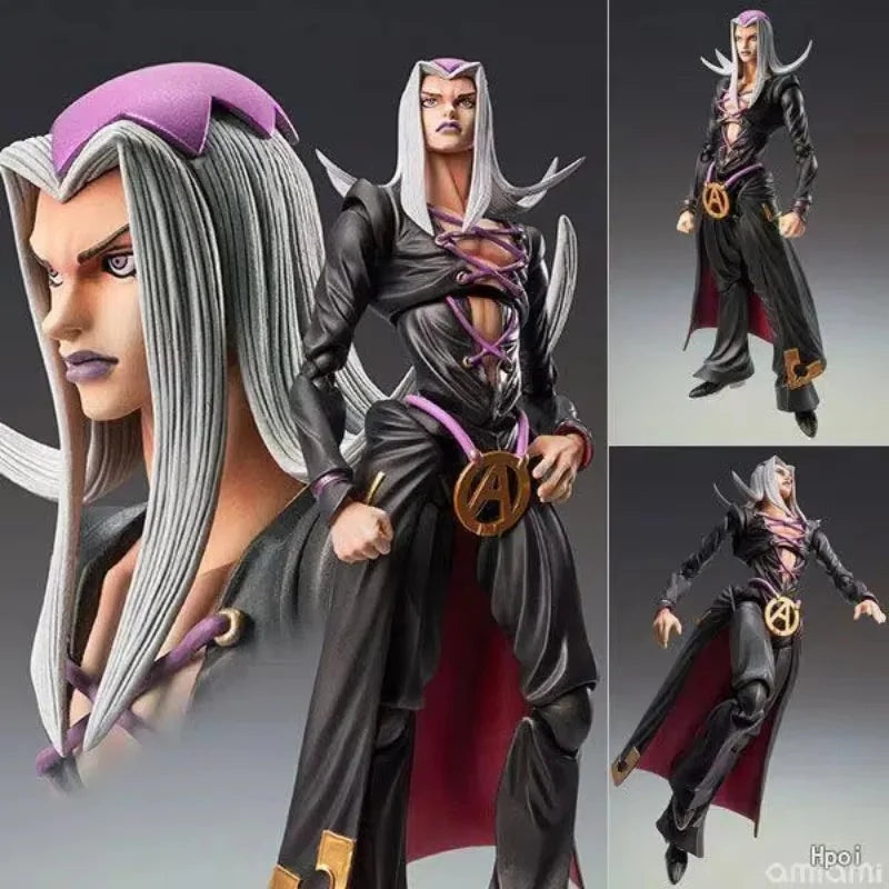 Jojo's Superimage Bruno Kujo Jotaro Apaki Movable Action Figure - Collectible Shouban Model Toy for Fans of Wonderful Adventure