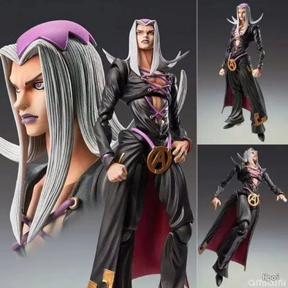 Jojo's Superimage Bruno Kujo Jotaro Apaki Movable Action Figure - Collectible Shouban Model Toy for Fans of Wonderful Adventure