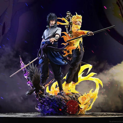 Anime Figure Shippuden Figurine Uzumaki Uchiha Sasuke PVC Action Toy Statue Collection Model Doll Birthday Gifts Anime Figure