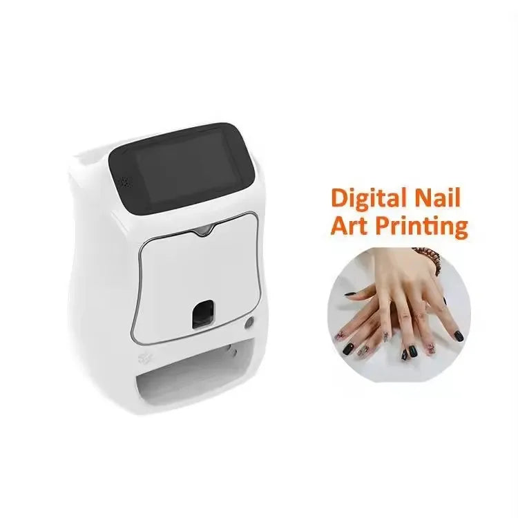 2026 Automatic Smart DIY Digital Nail Art Printer Machine Touch Screen AI Professional 3D Nail Printer