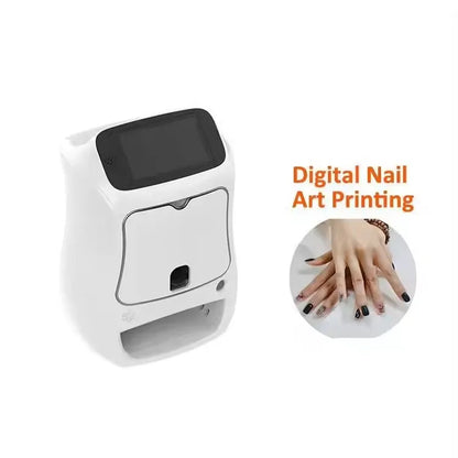 2026 Automatic Smart DIY Digital Nail Art Printer Machine Touch Screen AI Professional 3D Nail Printer