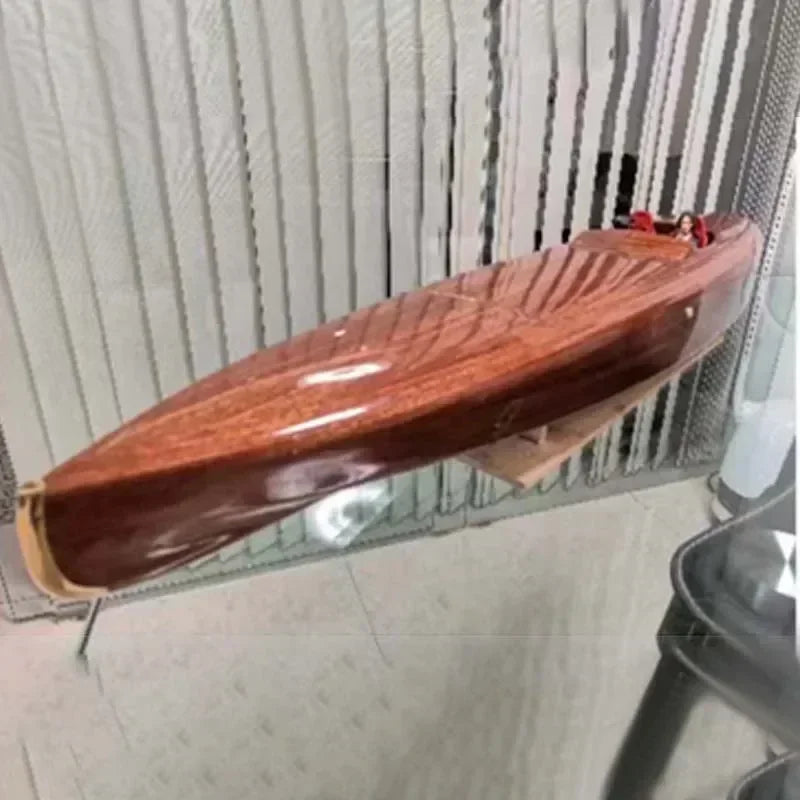 Assembled Ship Model G5 900mm Basswood Nesting Handmade DIY Remote Control Ship Model Speedboat Kit