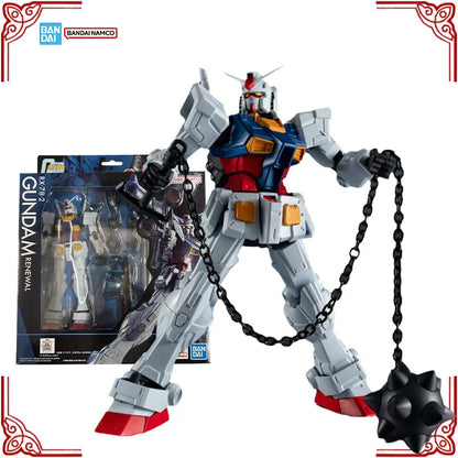In Stock Genuine Bandai Gundam Universe Model Kit GU RX-78-2 Gundam Renewal Anime Action Figure Collection Finished Model Toys