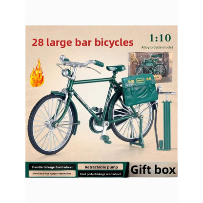 Alloy Bicycle Model, Pressure Melting Assembled Bicycle Toy, Simulation Collectible, Gift, Toy