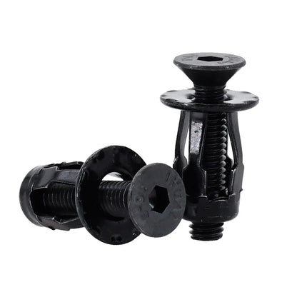M4 M5 M6 Petal Rivet Nuts Carbon Steel Molly Jack Nut License Plate Fixing Metal Panel Clamp Lock Rivnut Screw Nut Kit Nutsert