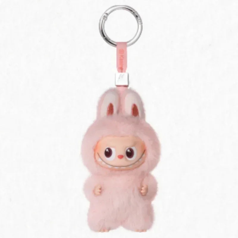 Genuine Pop Mart Pin For Love Labubu V4 The Monsters Blind Box Cute Keychain Christmas Mystery Gift
