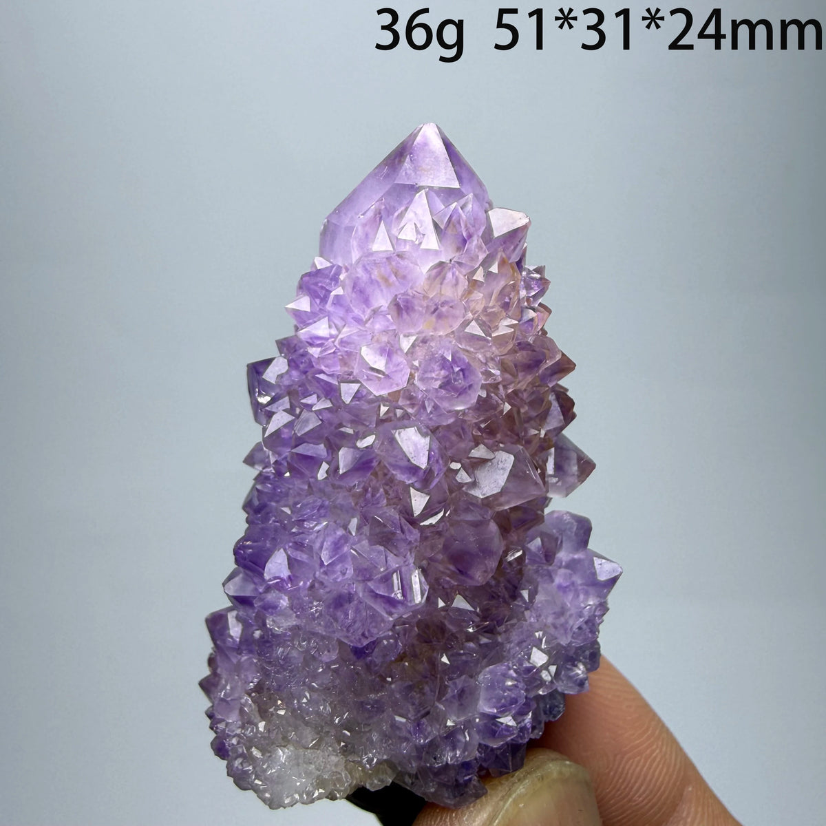 Natural Brazilian Amethyst Cactus Crystal Cluster Purple Quartz Mineral Specimen Home Decoration Healing Crystal Gift A3-1-2