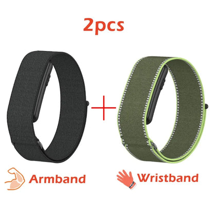 Adjustable Upper Arm Bicep & Wrist Strap for Garmin CIRQA Premium Custom Nylon Loop Soft Replacement Smart Sport Band Accessory