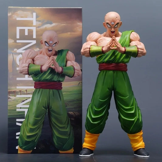 30cm Anime Dragon Ball Figure Tien Shinhan Action Figures Pvc Statue Desktop Ornament Model Toys Collection Doll Gift