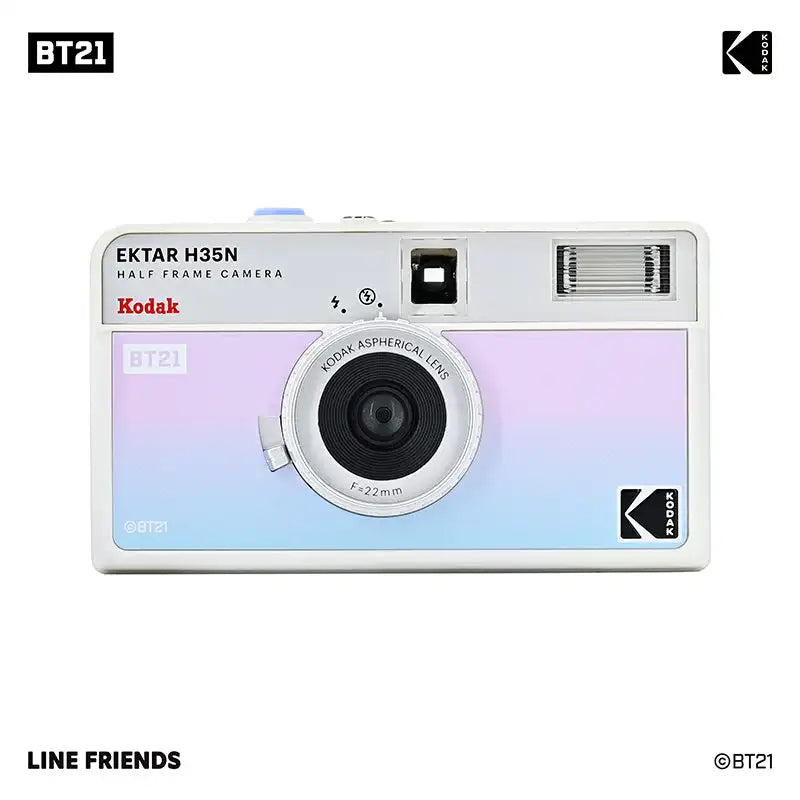 KODAK H35N BT21 35mm Half-Frame Film Camera 72 Photos/36exp Reusable Point&Shoot Built-in Star Filter Flash Bulb Mode