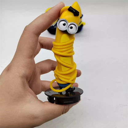 Despicable Me 4 Movie Minions Topper Figure Loose Figurine Toy Exclusive Collectible Desktop Decoration Gifts ﻿