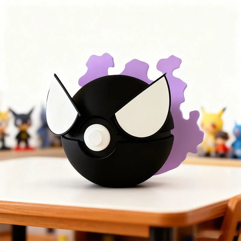 Pokemon Pokeball Figurine Pikachu Anime Character 3D Model Desktop Ornament Cartoon Collectible Decoration Perfect Gift for Fans