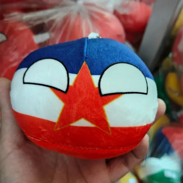 Country Ball Plush Toys 70 Styles 10cm Polandball Pendant Country Balls Countryball Stuffed Doll Xmas Birthday Gifts for Kids