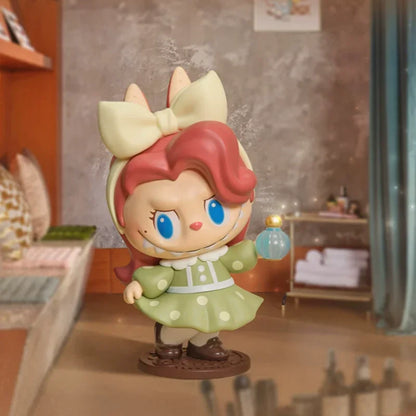 POPMART LABUBU THE MONSTERS HAIR SALON Series Blind Box Anime Action Figure Guess Bag Ornament Figurines Desktop Dolls Model