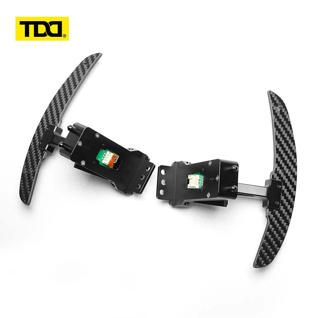 TDD Aluminum Alloy Magnetic Paddle Shifters For Porsche 718 Cayman GT4 991 Panamera 971 911 997 Steering Wheel Shift Paddle