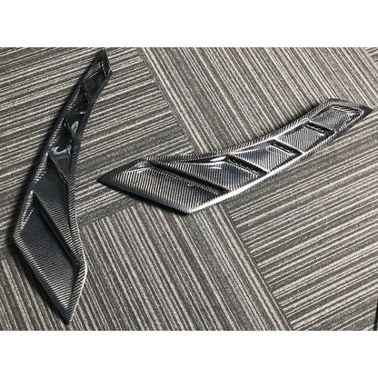 Dry Carbon Fiber For Nissan GTR R35 350Z 370Z Z33 Z34 2008-2017 Front Side Air Vent Trim Spoiler Canards Side Fender Body Kits