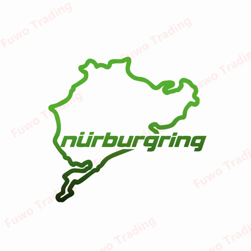 Fashion Personality Car Sticker The Racing Track Nurburgring Vinyl Decal Window Bumper Motorcycle Fridge Laptop Decoration PVC
