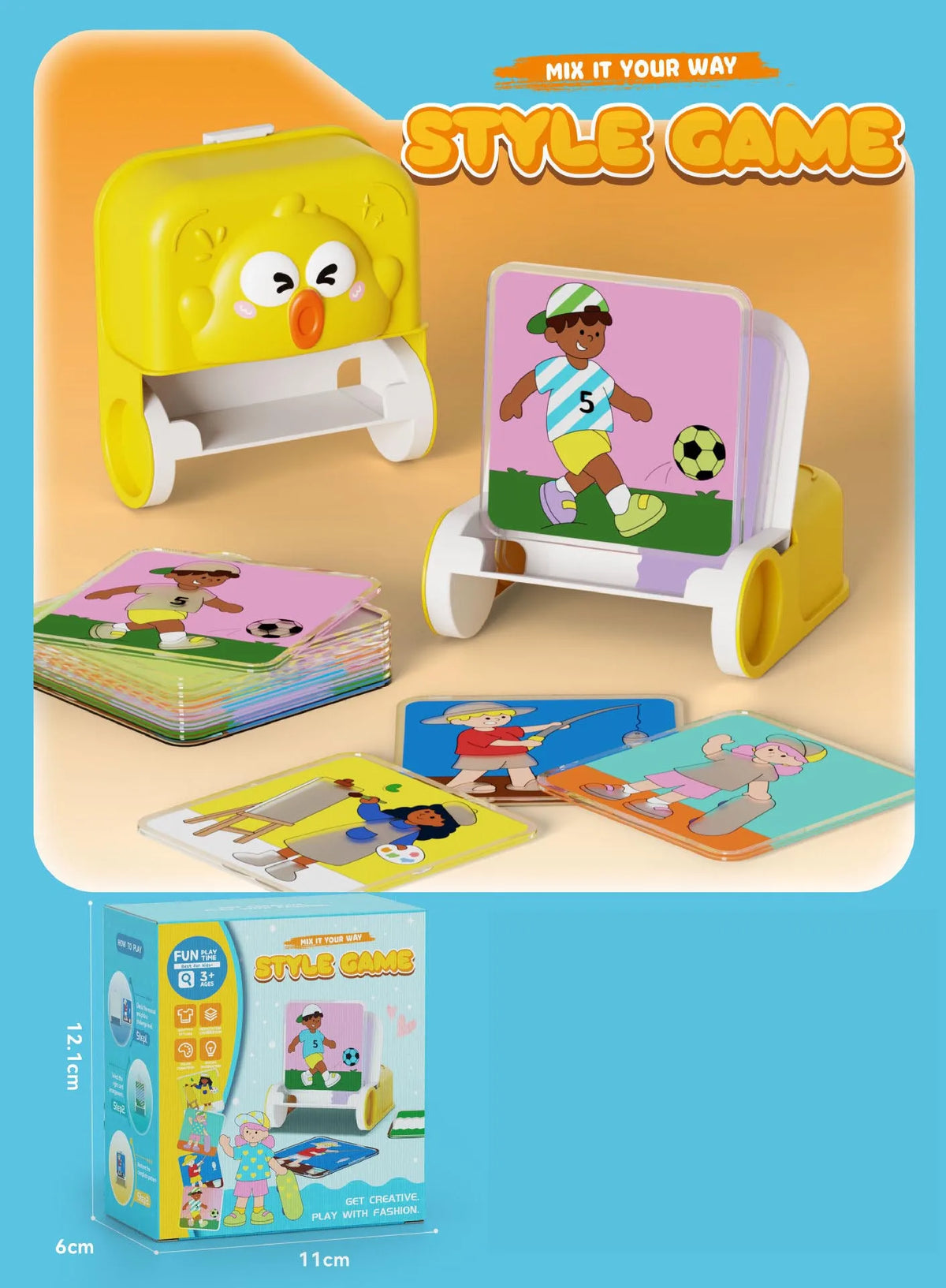 Kids Education Dress Up Puzzle Game for 4-6 Year Old Boys & Girls, Spatial Logic Thinking Board Toy, Change Clothes Play Set