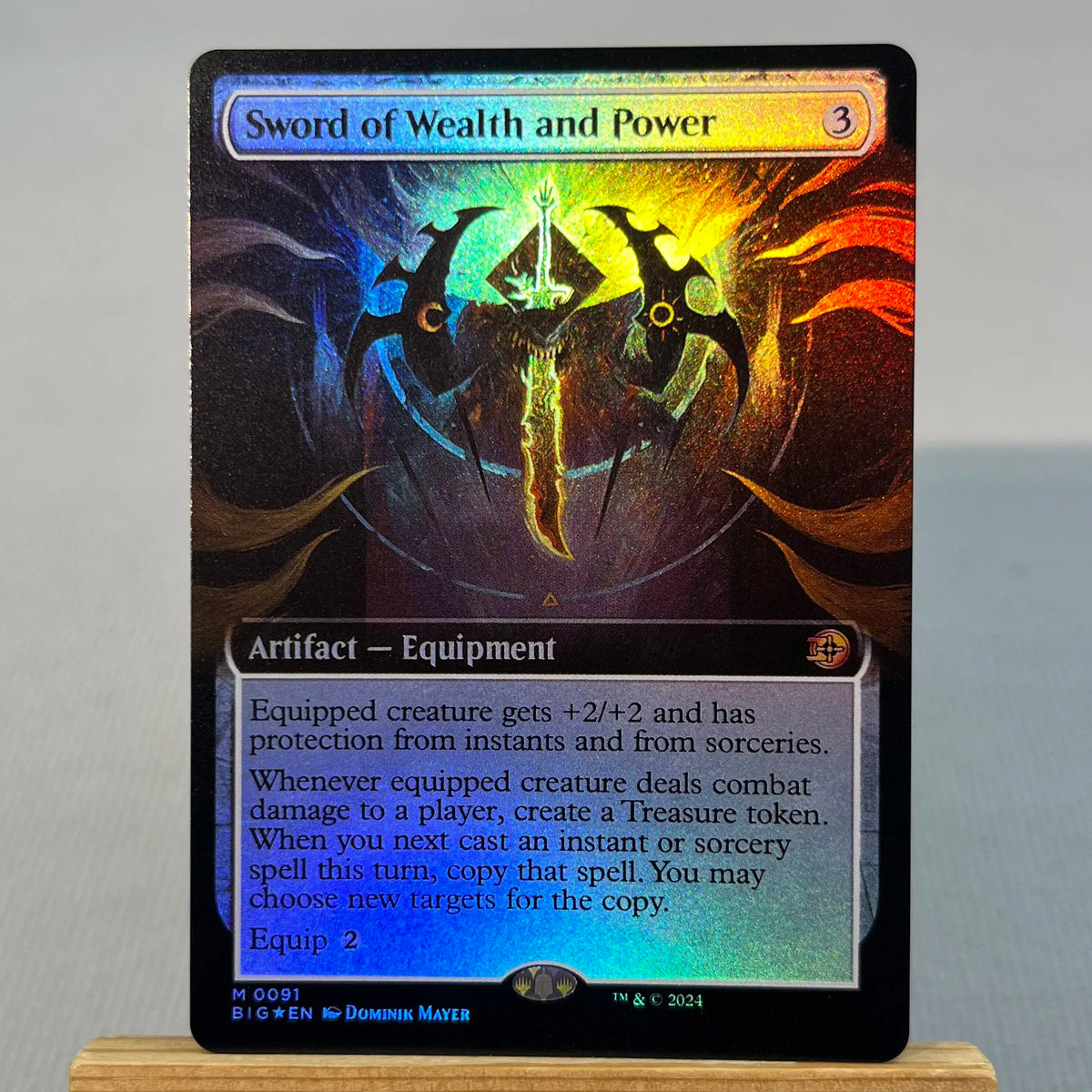 DMU 2XM MH2 BIG WOT LCI FOIL9/001 Tcg Proxy Cards Urza's Saga Rhystic Study Sheoldred, The Apocalypse