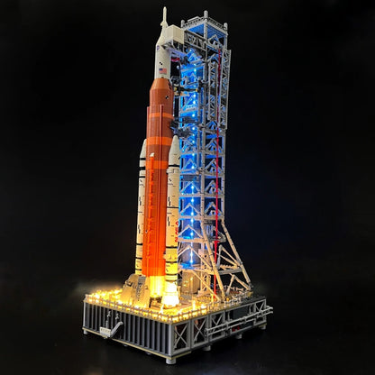 BYB LED Light For LEGO 10341 Artemis Space Launch Building Blocks Decorative Lamp Remote Control (Not Include  Building Blocks)