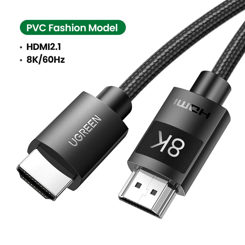 UGREEN 8K HDMI-Compatible Cable for Xiaomi TV Box PS5 Ultra High Speed Certified 8K@60Hz Cable 48Gbps eARC Dolby Vision