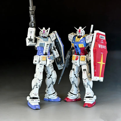 New RG 1/144 RX-78-2 2.0 Yuanzu G3 Action Figures Mech Assembly Model Kit Desktop Ornament Plastic Model Toys Collectible Gifts