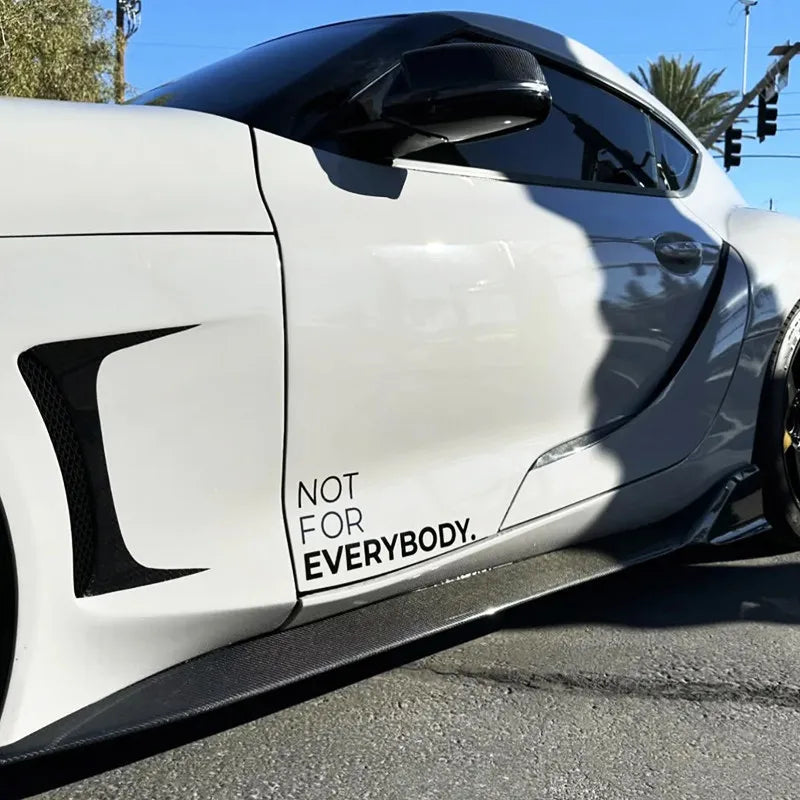 Car Door Stickers Not For Everybody Personalized Tuning Graphics JDM Stickers Car Racing Style Decals Car Exterior Decoration