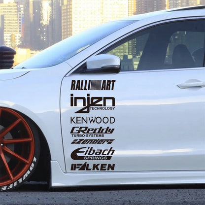 1pc Funny injzn kenwood text bike sticker Car Stickers And Decals Carbon Sticker Auto Sticker Home Decor Wall Stickers