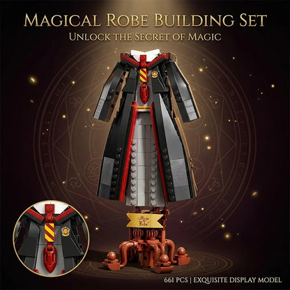 Building Blocks Magic Robe Model Medieval Magic World Creative Blocks Assembly Toys Christmas Gift Adult Brick Decoration 661Pcs