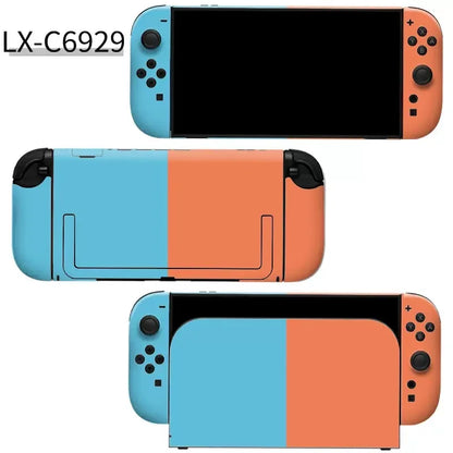 Colorful Sticker Skin for Nintendo Switch 2 NS Console Dock Charger Stand Holder Joy-con Controller Vinyl