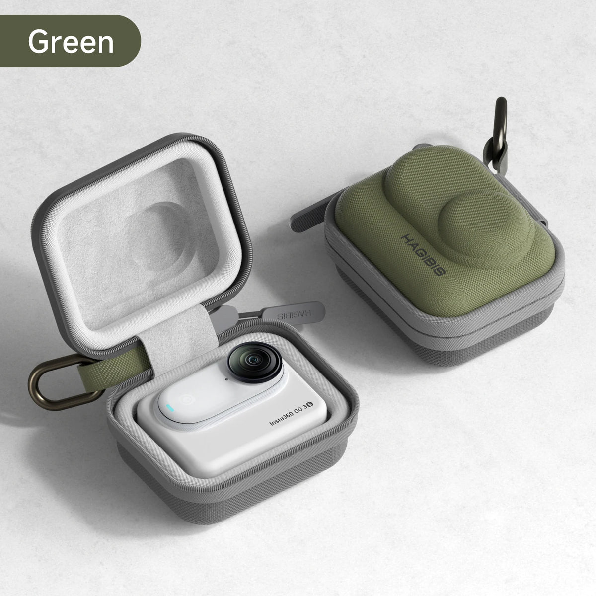 Hagibis Carrying Case for Insta360 GO 3S/GO 3 Portable Storage Bag Hard Shell for Insta360 GO 3S/GO 3 Action Camera Accessories