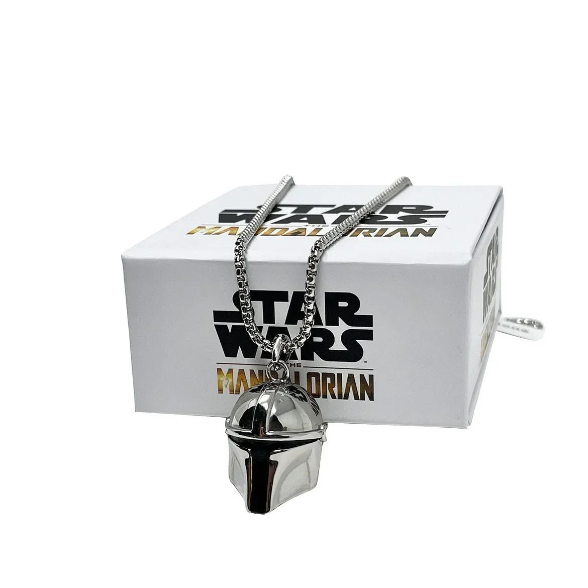 "Star Wars" Mandalorian Helmet Necklace Highly Attractive and Versatile Holiday Gift Fashion Accessory