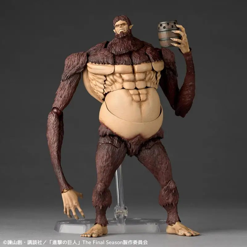 In-Stock Kaiyodo Attack On Titan Beast Titan Action Figure Yamaguchi Articulated Collectible Model Toy For Anime Fans