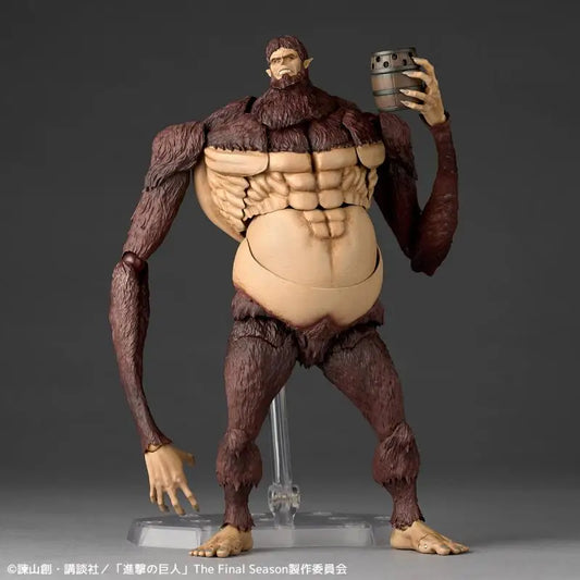In-Stock Kaiyodo Attack On Titan Beast Titan Action Figure Yamaguchi Articulated Collectible Model Toy For Anime Fans