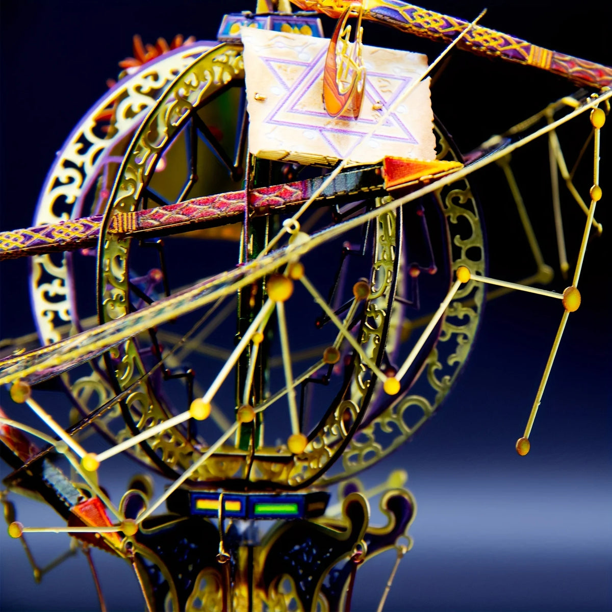 MY 3D Metal Puzzle Twelve Constellations DIY Holiday Gifts to Friends Exquisite Tabletop Ornaments
