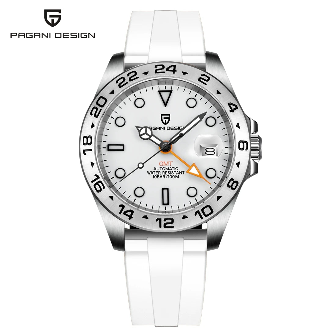 2026 PAGANI Design New Men's Automatic Mechanical Watches GMT Watch 42mm Sapphire Stainless Steel Waterproof Watch Reloj Hombre