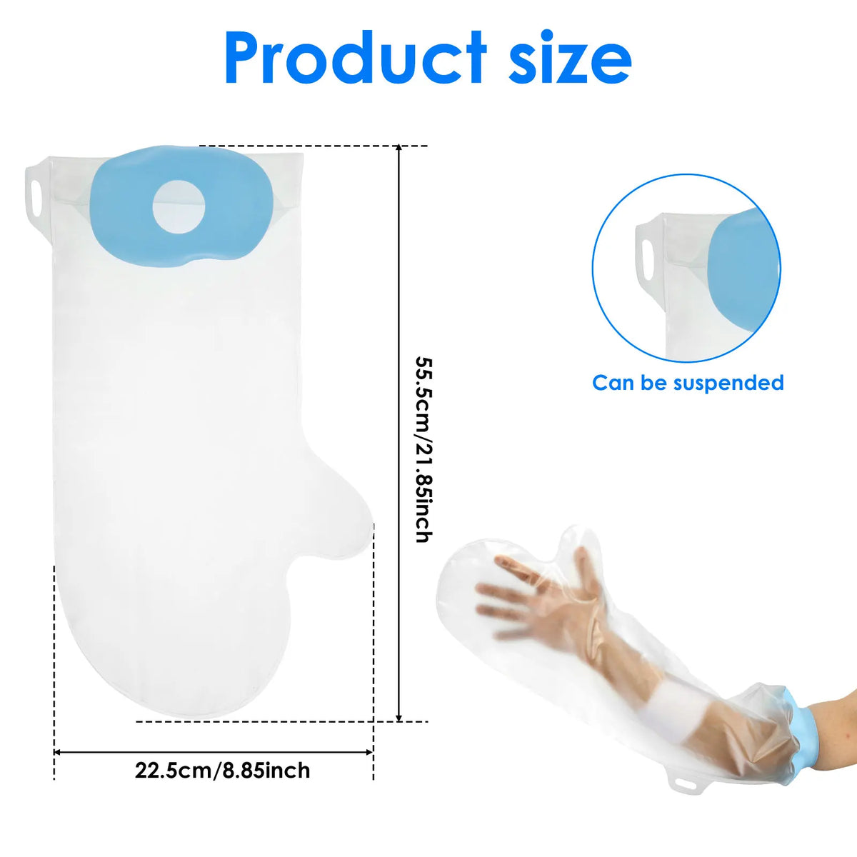 Arm Shower Cover Waterproof Cast Cover Adult Sealed Cast Bandage Protector Wound Fracture Leg Foot Arm Hand Bath Protective
