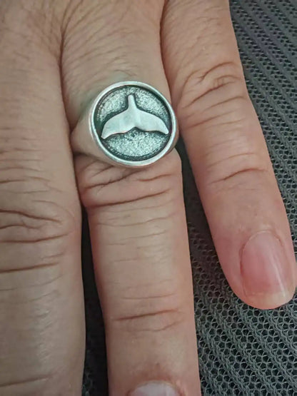 Shark Whale Tail Ring