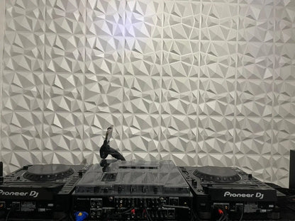 10PCS 30x30cm Wall Sticker 3D Wall Panels Indoor Wall Decoration For Living Room Bedroom Hotel Office Mural Tile-Panel-Mold