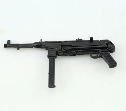 1/6 MP40 Submachine Gun Plastic Assemble WWII Puzzle Model For 12" Soldiers Military Weapons Building Blocks
