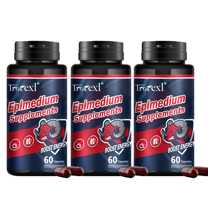 Men Tumescence Endurance and Energy Power Supplement Eleuthero Root Wolfberry Epimedium complex