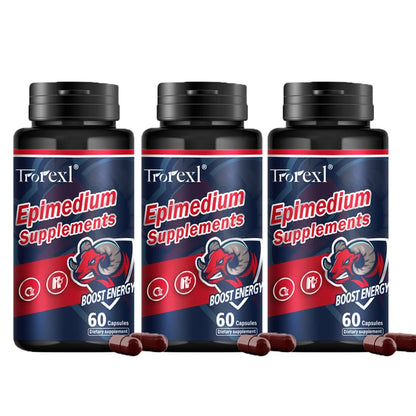Men Tumescence Endurance and Energy Power Supplement Eleuthero Root Wolfberry Epimedium complex