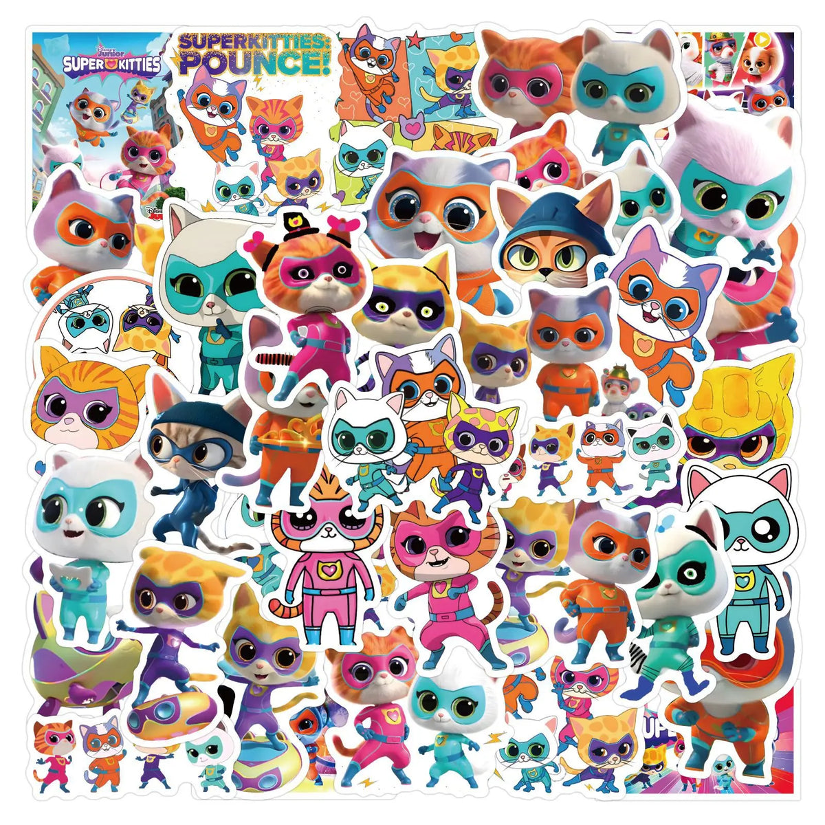 Superkittie Birthday Party Decoration Tableware Tablecloth Plate Cup Napkin Balloon Cake Decor superkitties Party Favors Supply