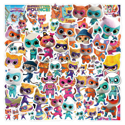 Superkittie Birthday Party Decoration Tableware Tablecloth Plate Cup Napkin Balloon Cake Decor superkitties Party Favors Supply