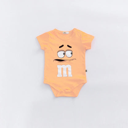 Cute Short Sleeve Rompers Newborn Clothing Solid Color Bodysuit Baby Boys Girls Thin Simple Onesies Fashion Summer Pajamas