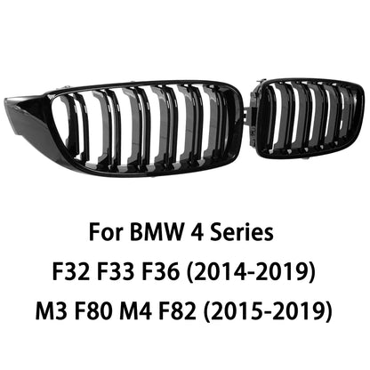 F32 F33 F36 F80 F82 Grille Front Kidney Grille Grill for BMW 4 Series F32 F33 F36 (2014-2019) M3 F80 M4 F82 (2015-2019)