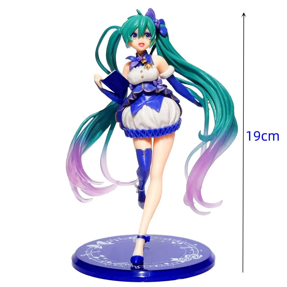 Hot Kawaii Girl Hatsune Miku Anime Figure Fashion Subclture Miku Action Figure Birthday Gift PVC Collection Model Doll Toys