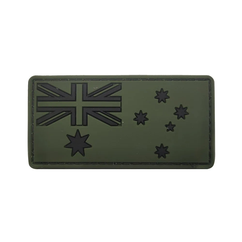 Australia Flg Australia Flag PVC Embroidery Armband Velcro Morale Badge Backpack Patch Stick on clothes backpacks