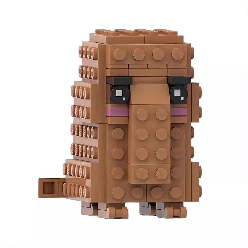 Bricklink Sesame Anime Puppet Show Figures Big Birds Elmos Ernies Berts Bricks Headz Sets Building Blocks Toys Christmas Gift